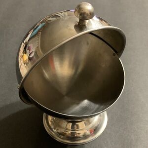 Globe Ball Roll back stainless steel sugar dish / barware